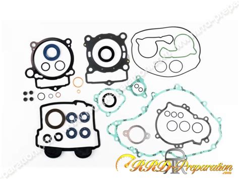 Complete Engine Gasket Kit With Oil Seals Pieces Athena For