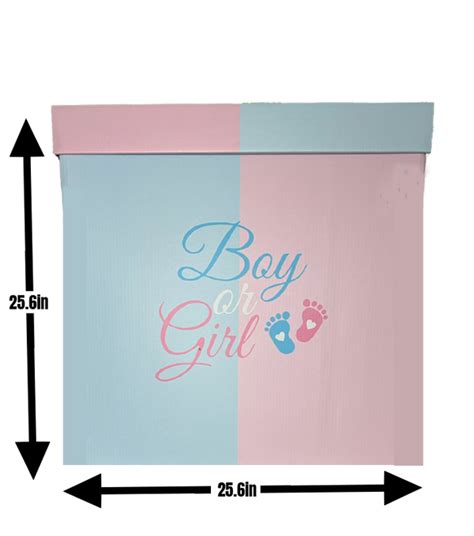 Giant Gender Reveal Box Gender Reveal Depot