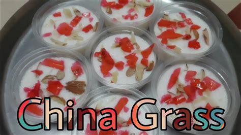 China Grass Recipe Eid Special Youtube