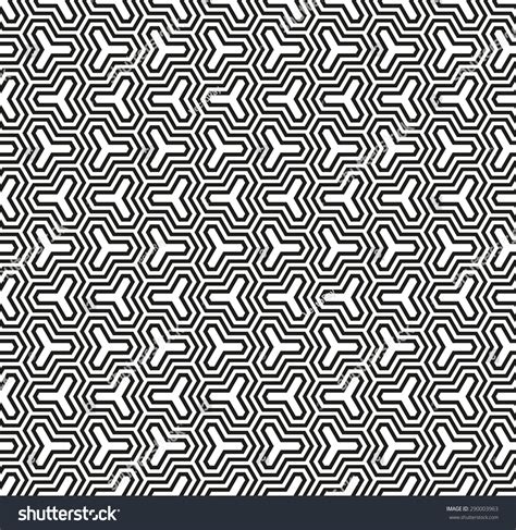 Seamless Vector Geometric Interlocking Pattern Stock Vector Royalty