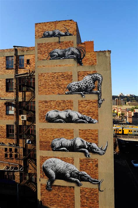 Incredible Environmental Street Art By Belgian Artist Roa