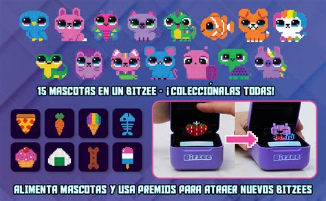 Bitzee Juguete Mascota Interactiva Digital Juego Interactivo Con 15