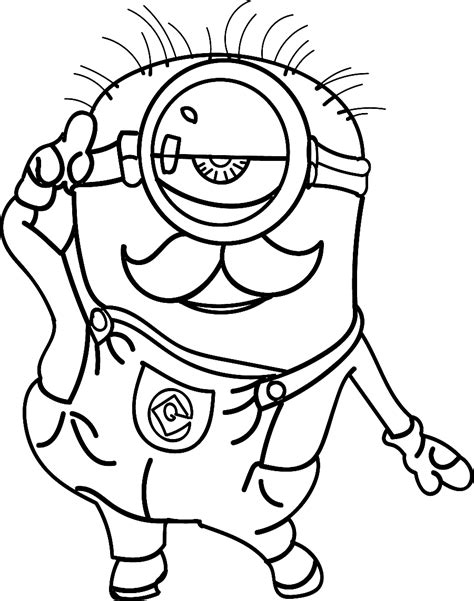 Minion Coloring Pages Printable for Free Download