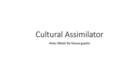 Ppt Cultural Assimilator Powerpoint Presentation Free Download Id 2264713