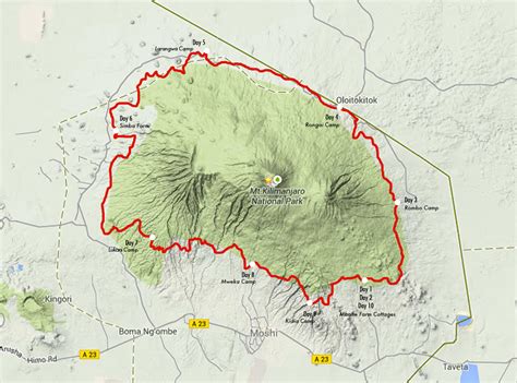 Detailed itinerary - Kilimanjaro Stage Run