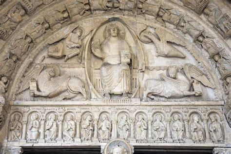 Bourges France cathédrale Saint Etienne porche sud tympan du