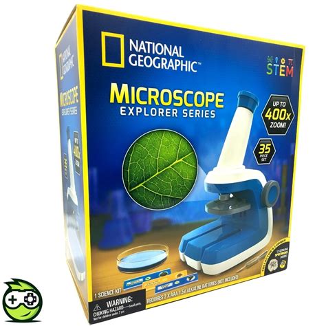 Kit Microscopio Explorador National Geographic Juguete Smart