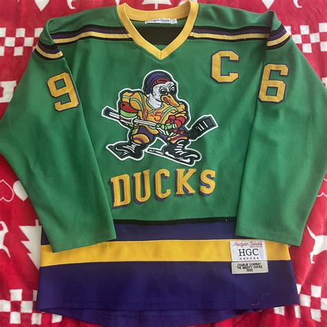 Vintage Mighty Ducks Hockey jersey... - Depop