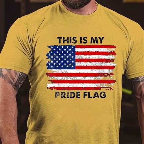 This Is My Pride Flag Men Cotton T Shirt