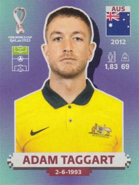 Panini Sticker Fussball Wm Nr Aus Adam Taggart Australia Bild