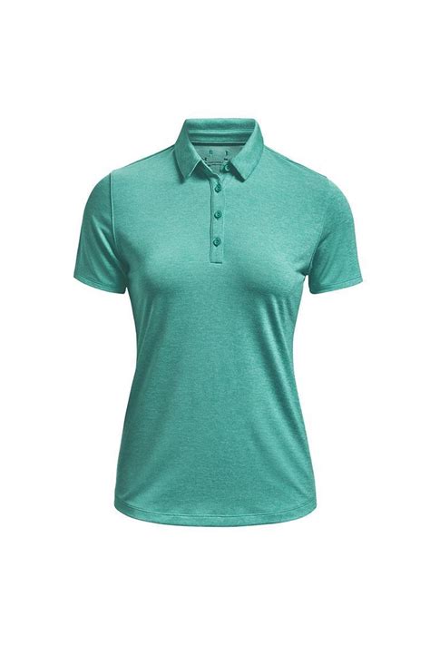 Under Armour Womens Ua Zinger Short Sleeve Polo Shirt Neptune 369