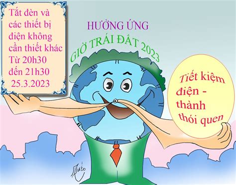 Hí Họa Hưởng ứng Giờ Trái đất 2023