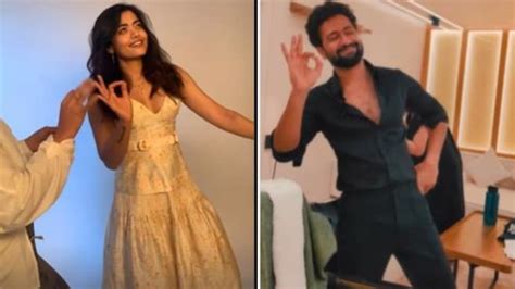 Viral Video Rashmika Mandanna Recreates Vickys Obsessed Dance Steps