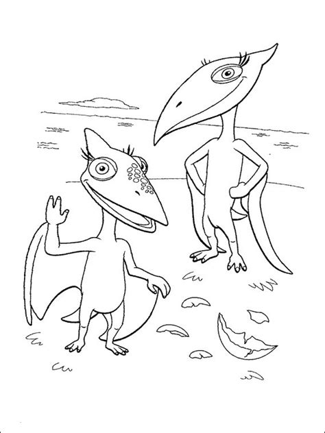 Desenhos Para Imprimir E Colorir O Comboio Dos Dinossauros