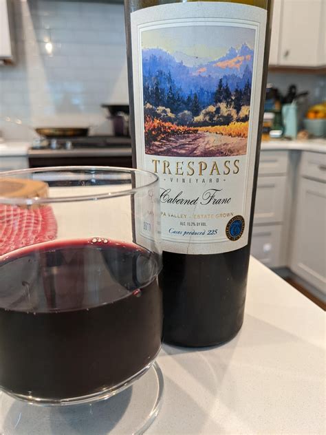 2017 Trespass Vineyard Cabernet Franc R Wine