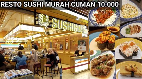 Sushigo Tsm Bandung Restoran Sushi Murah Di Bandung Youtube