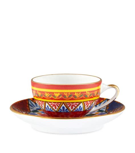 Dolce Gabbana Casa Carreto Coffee Cup And Saucer Harrods Us