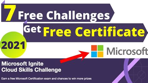 Free Microsoft Certification Exam Microsoft Ignite Cloud Skills