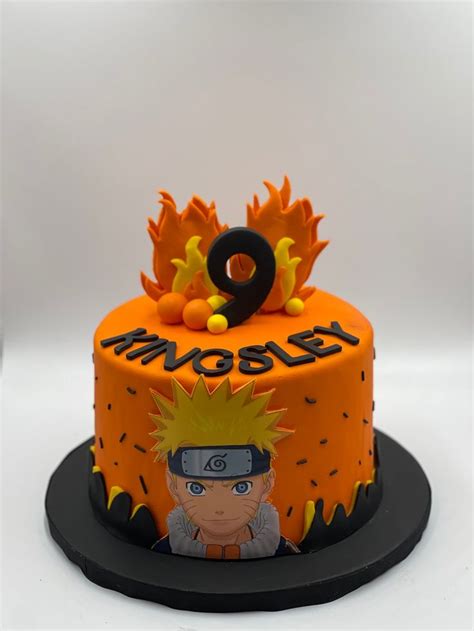 Naruto Birthday Cake In Naruto Birthday Anime Cake Pokemon