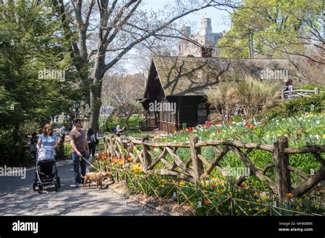 Swedish Cottage Marionette Theatre In Central Park Nyc Usa Stock