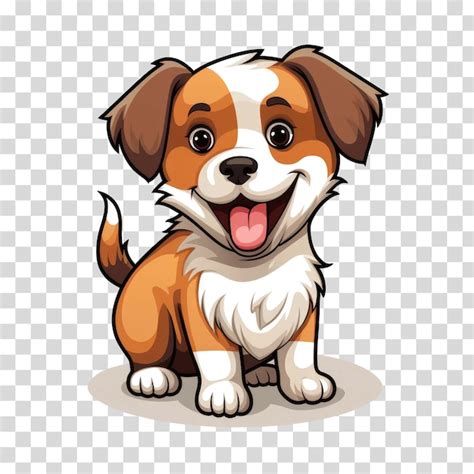 Chien Chiot Isol Sur Illustration Vectorielle Fond Transparent Psd