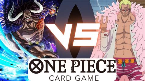 Doflamingo Blue VS Kaido Purple One Piece Card Game Battle OP01