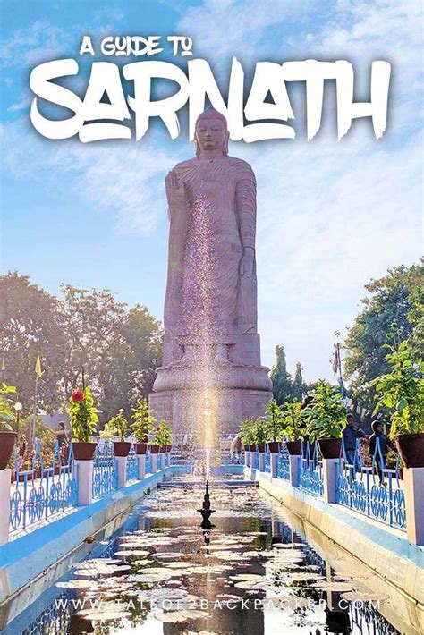 Huge-Buddha-Statue-at-Sarnath | Tale of 2 Backpackers