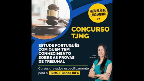 Concurso TJMG Português Jacira Fernandes Análise do Edital e da