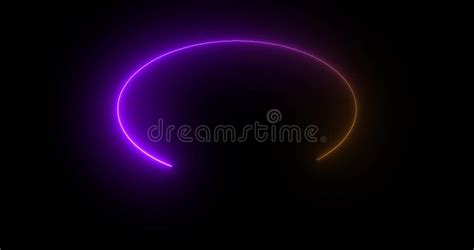 Colorful Simple Neon Sign Chat Bubble Typing Icon Animation in Black 4K ...