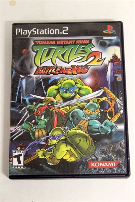 Playstation Ps2 Tmnt Teenage Mutant Ninja Turtles Battle Nexes 2 Video