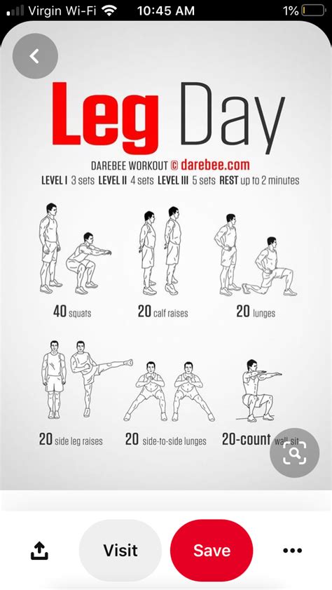 Pin By Lisa Ramkissoon On 5 Min Workouts 5 Min Workout Darebee Leg