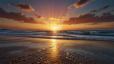 sunset beach 4K HD wallpaper seashore by SorayasCorner on DeviantArt