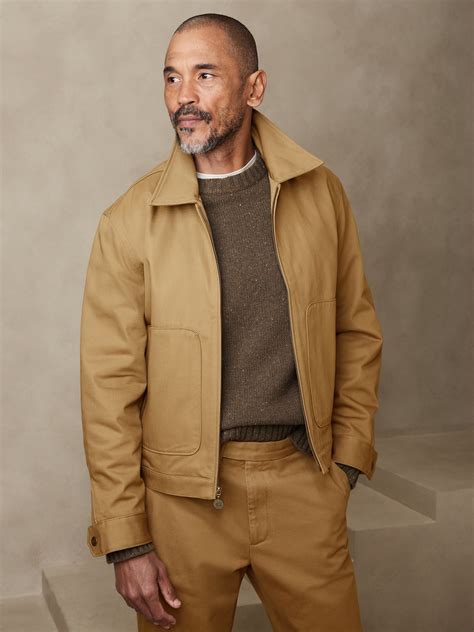 Harrington Cotton Jacket Banana Republic