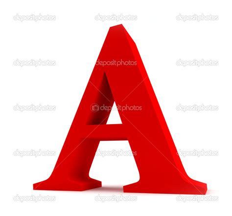 Red Letter Alphabet Stock Photo By Leitner 12342696