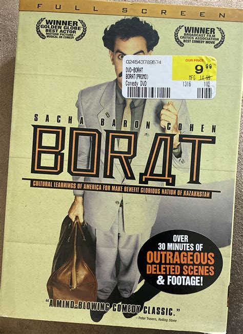 Borat:FULL SCREEN- Comedy Classic- Includes Outrageous Deleted Scenes ...