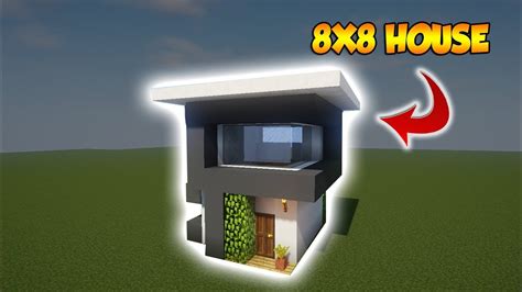 Minecraft House Tutorial 8x8 Modern House Best House Tutorial Images And Photos Finder