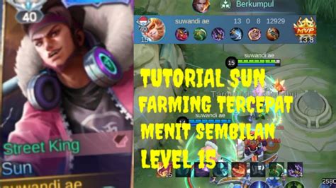 Tutorial Sun Farming Cepat Menit Sembilan Level Build Sun