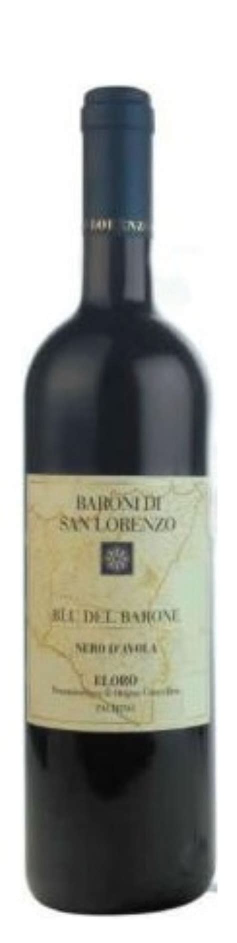 Nero D Avola Blu Baroni S Lorenzo 75Cl Enoteca Rocchi