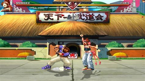 Chris Vs Momoko Mugen Fighting Games YouTube