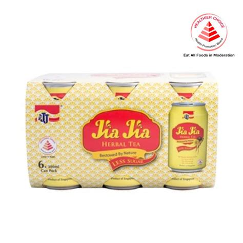 Jia Jia Herbal Tea Heritage Less Sugar X Ml Shopee Singapore