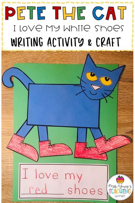 Pete The Cat I Love My White Shoes Writing Activity And Craft