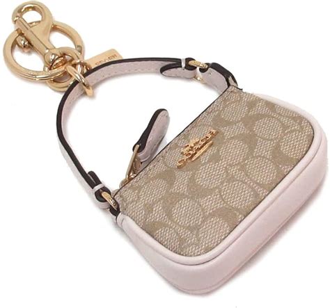 COACH Women S Mini Nolita Bag Charm In Signature Canvas Handbags