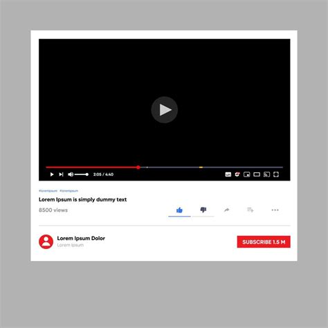 Youtube Embed Psd