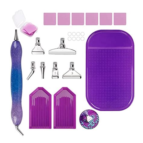 Aifuda Lot De Stylos De Peinture Diamant D Avec Pointes En M Tal