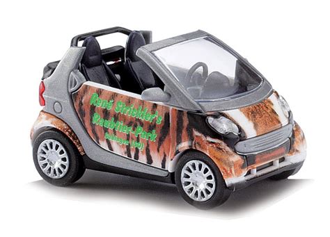 Busch 46192 Smart Fortwo Cabrio René Strickler PKW H0 Modellbahn Katalog