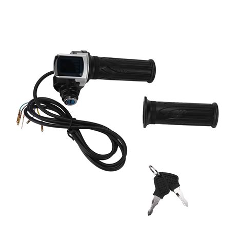 24v Halftwist Throttle Grip Led Power Indicator With 2 Keys For