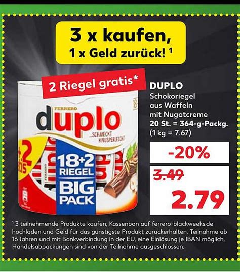 Duplo Schokoriegel Angebot Bei Kaufland 1Prospekte De