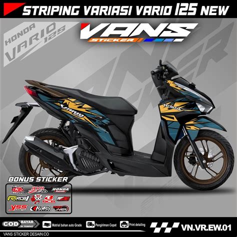 Jual Striping New Vario Fi List Sticker Striping Variasi