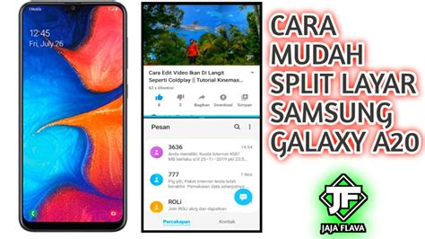 Cara Belah Layar Samsung Galaxy A