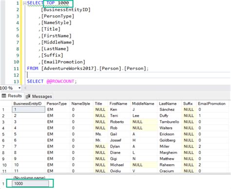 How To Use Rowcount In Sql Server Dengineer Ict